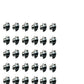OTK20-0220_x30 Qty 30 Grease Nipples
 Fits Case/International Harvester 109461