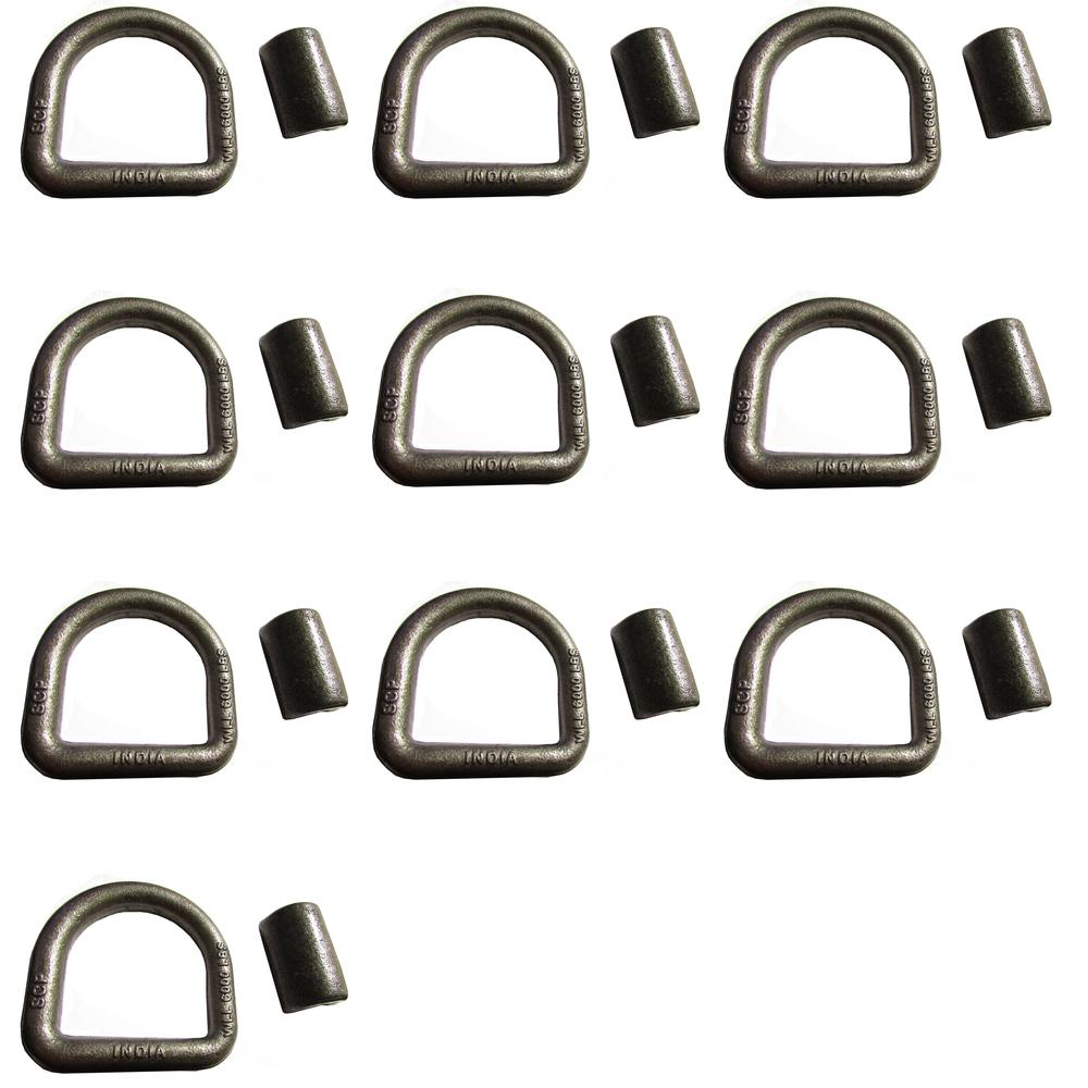 Qty 10: 5/8" Weld On D-Ring Fits Universal Products Replaces OTK20-0223_x10