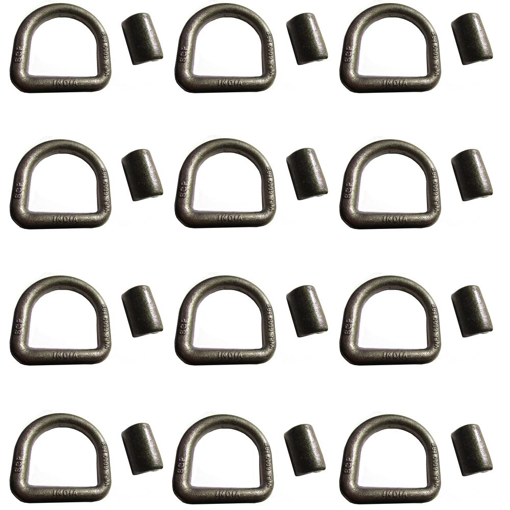 Qty 12: 5/8" Weld On D-Ring Fits Universal Products Replaces OTK20-0223_x12