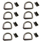 (8) 5/8" Weld On D Rings Flatbed Truck Trailer Rope Straps Tie Down Chain D-Ring