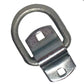 Replacement 1/2" Bolt-on D-Ring & Clip For Farm Equipment ATVs Utility Trailers
