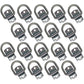 Qty 18: 1/2" Bolt-on D-Ring & Clip Fits Universal Replaces DR050-SC