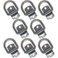 Qty 8: 1/2" Bolt-on D-Ring & Clip Fits Universal Replaces DR050-SC