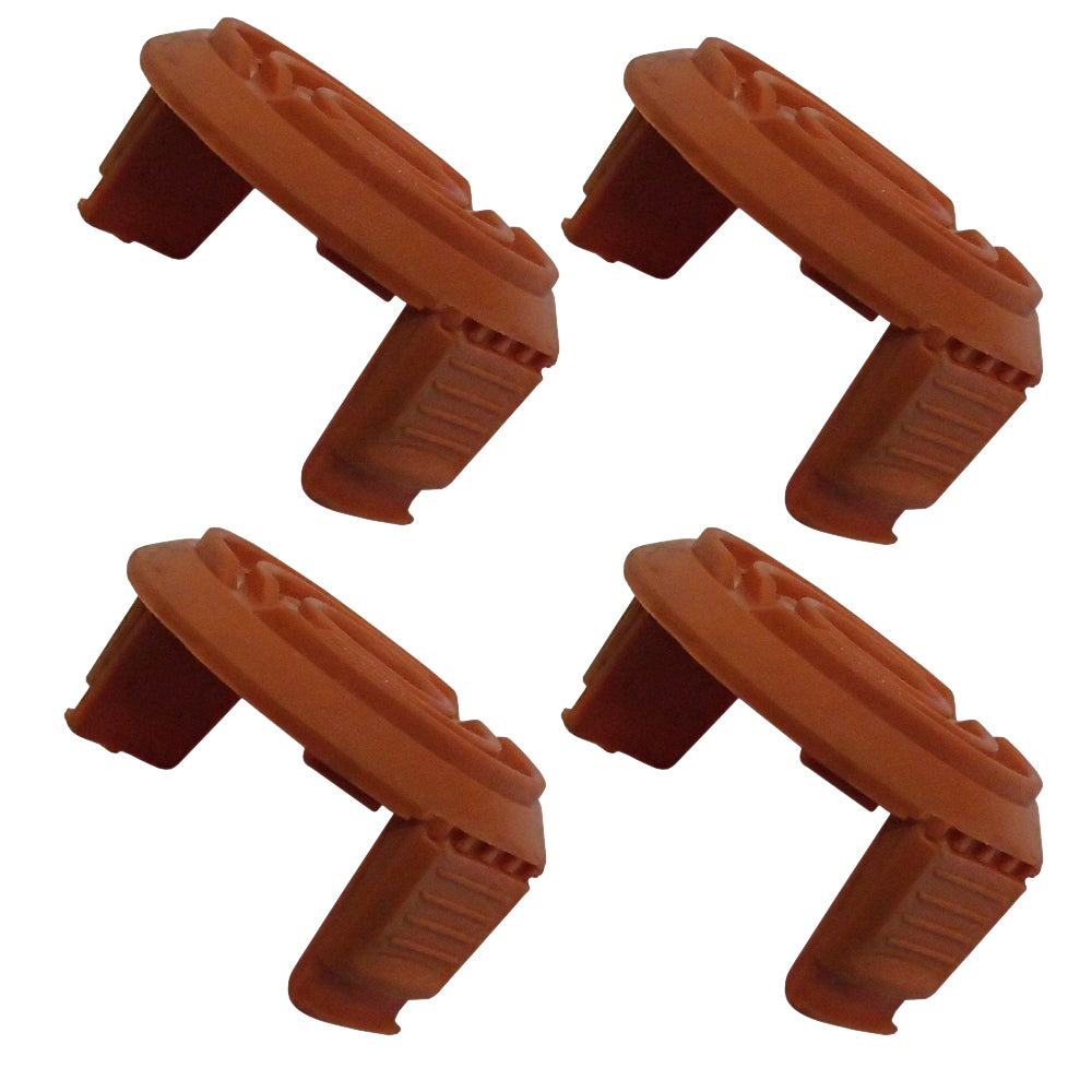 4 Pack Spool Cap Cover fits Worx 50006531 WA6531 Cordless Grass Trimmer WG151