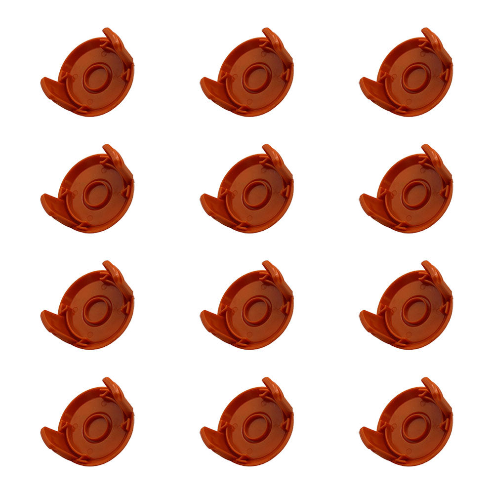 12 Pack Spool Cap Cover fits Worx 50006531 WA6531 Cordless Grass Trimmer WG151