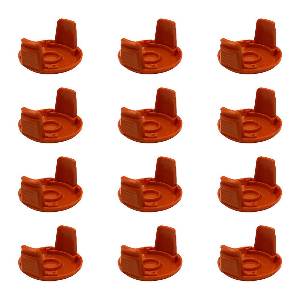 12 Pack Spool Cap Cover fits Worx 50006531 WA6531 Cordless Grass Trimmer WG151