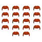 18 Pack Spool Cap Cover fits Worx 50006531 WA6531 Cordless Grass Trimmer WG151