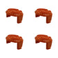 4 Pack Spool Cap Cover fits Worx 50006531 WA6531 Cordless Grass Trimmer WG151