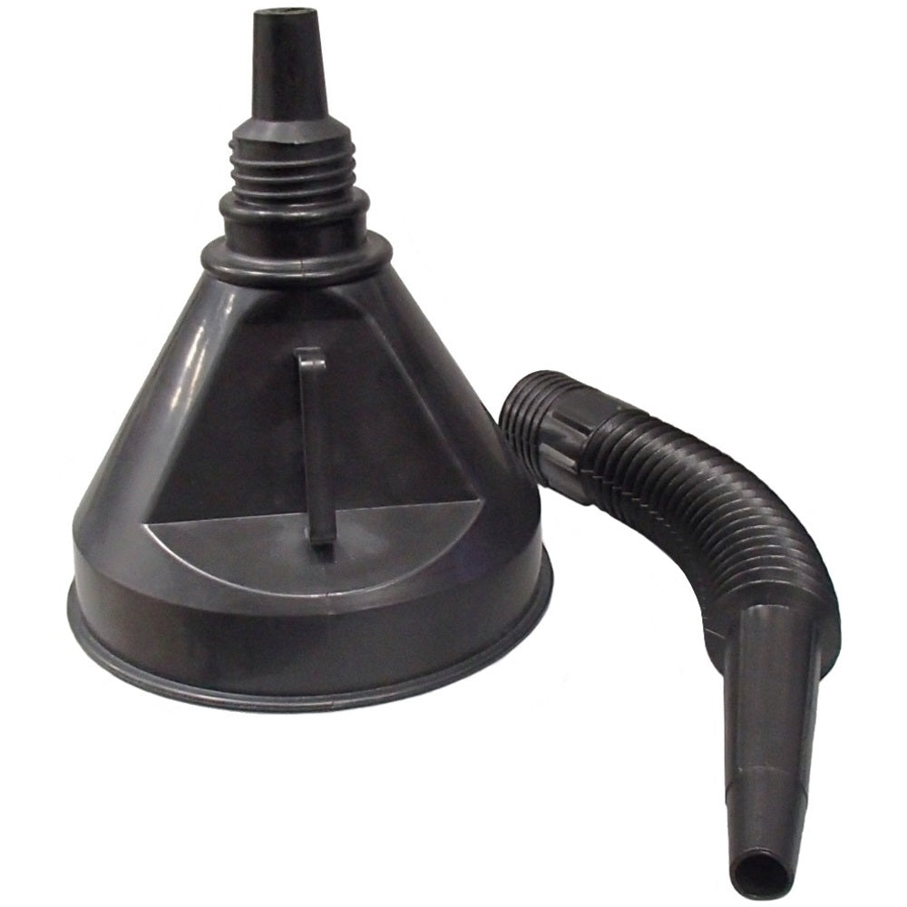 One (1) 6" Diameter Funnel with Inside Screen and Bendable & Detachable Hose