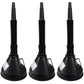 (3) Three 6" Diameter Funnels with Inside Screen and Bendable & Detachable Hose