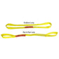 4' Long x 1" Wide Eye-To-Eye Loop Nylon Lifting Sling - Universal Fit