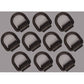 10) 1/2" Bolt or Weld-On D-Ring Flatbed Truck Trailer Cargo Strap Tie Down Rings