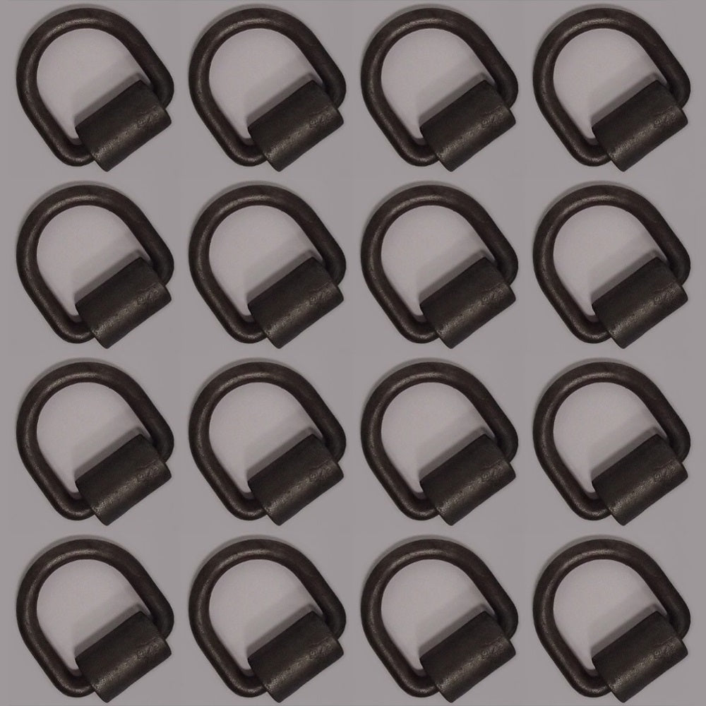 Qty 16: 1/2" Weld On D-Ring Fits Universal Products Replaces DR050-WLD