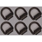 Qty 6: 1/2" Weld On D-Ring Fits Universal Products Replaces DR050-WLD