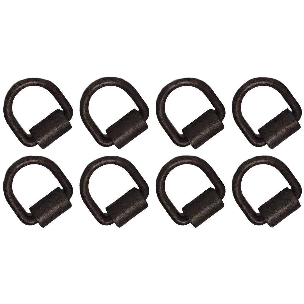 Qty 8: 1/2" Weld On D-Ring Fits Universal Products Replaces DR050-WLD