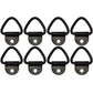 Qty 8: 1/4" Bolt On D-Ring Fits Universal Products Replaces 1000116