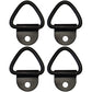 4 1/4" Steel D Ring Rope Chain Motorcycle Tie Down Truck Trailer ATV