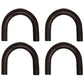 D-Ring Tie Loops Set of Four 1/2" Thick Steel Weld-On Hook Heavy Duty
