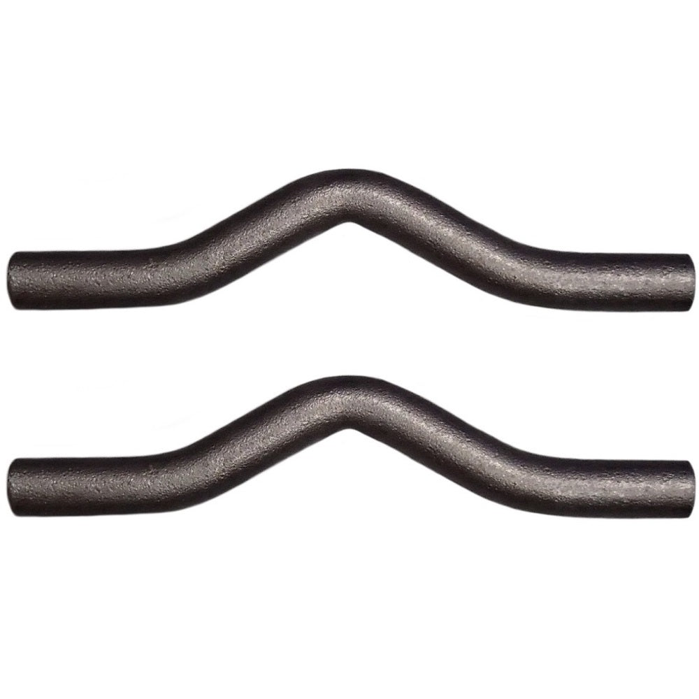(2) Weld On Steel Rod Safety Chain Clip 3/8" Bar For Trailer Truck Hitch