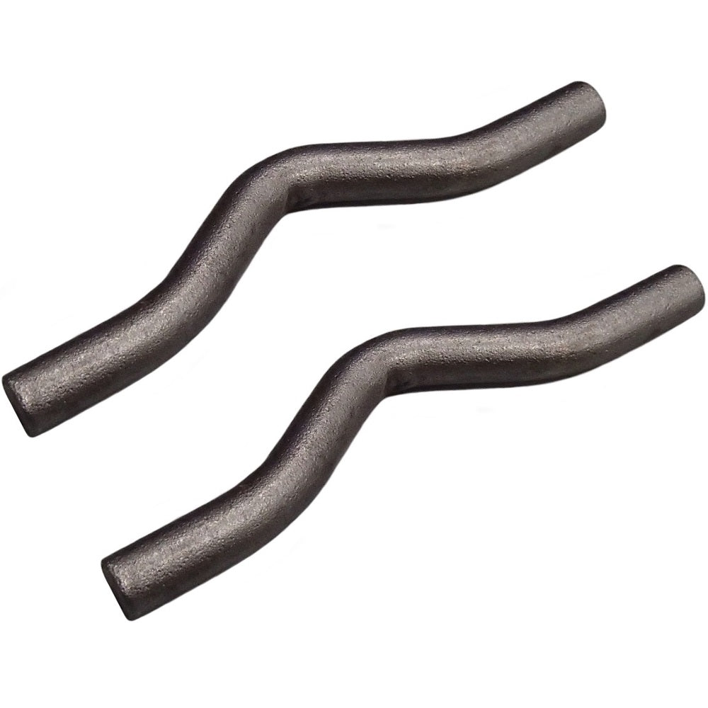 (2) Weld On Steel Rod Safety Chain Clip 3/8" Bar For Trailer Truck Hitch