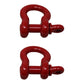 Two 3/4" Screw Pin Shackles Clevis D Ring Anchor 3.25 TON Lifting Ring Excavator