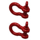 Two 3/4" Screw Pin Shackles Clevis D Ring Anchor 3.25 TON Lifting Ring Excavator