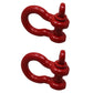 (2) 3/4" Shackle Screw Pin Clevis Anchor Bow Shackles Sling Cable Chain Rigging