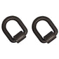 (2 Pack) 1" Heavy Duty Weld-On Forged D Ring 47,000 Lbs
