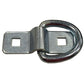 (100) D Ring 3/8"Trailer Truck Tie Down Chain Anchor Cargo Bolt On Flatbed