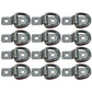 Qty 12: 3/8" Bolt-on D-Ring Fits Universal Products Replaces SR15