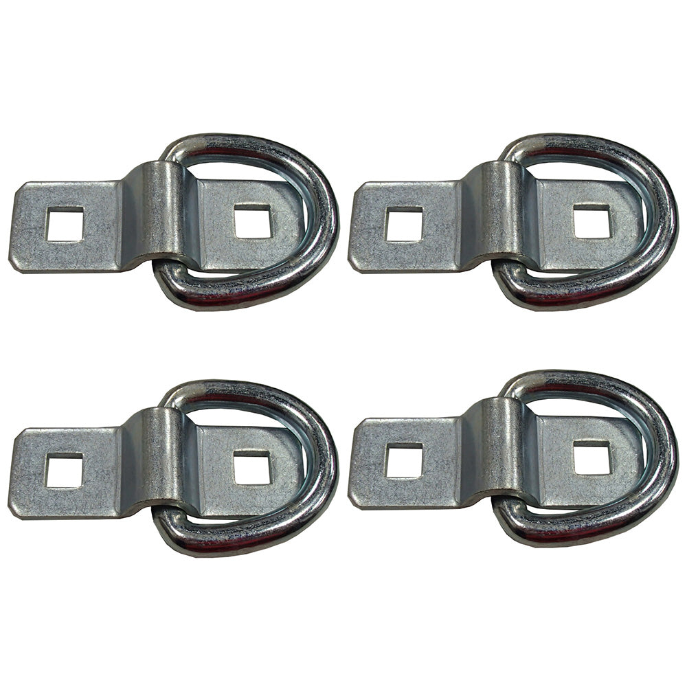 Qty 4: 3/8" Bolt-on D-Ring Fits Universal Products Replaces SR15