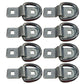 DR038-SS (8-PK) 3/8" Bolt-on D-Rings  - 5,000 lb Capacity/Breaking Strength