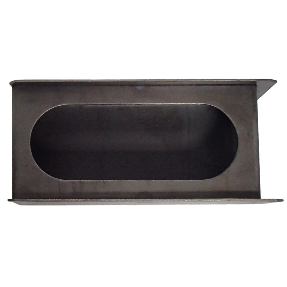 Set of 2 Steel Trailer 6" Oval Tail Light / 2" Round Side Light Mount Box -