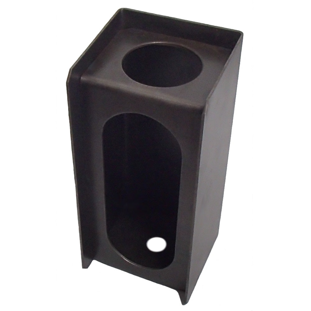 2x6" Steel Utility Truck Trailer Metal Oval Tail Light Guard Box w/2" Side Lamp