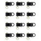 12 Removable Stake Pocket D-Rings for Flatbed & Utility Trailers with Pockets