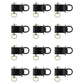 Twelve D-Ring Stake Pockets Removable Transport Trailer Tie Down Anchor Point
