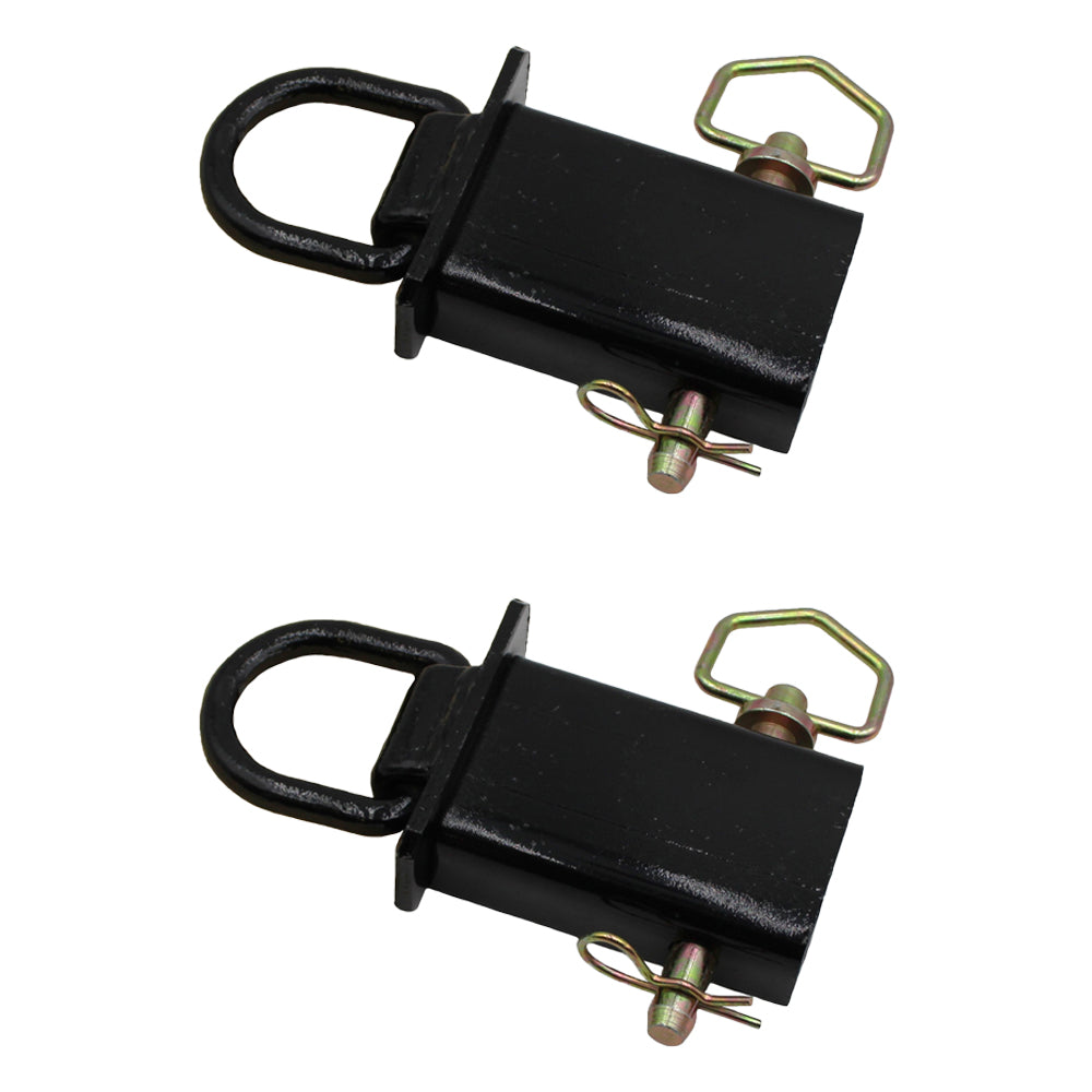 2 Pack Trailer Stake Pocket D-Rings for Flatbed Utility Capacity 12000#s