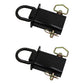 Pack of Two Stake Pocket D-Rings Working Load Limit 4,000 Pounds WFSPDR