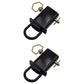2 Heavy Duty Removable D-Ring Stake Pockets 12,000 Lbs. Trailer/Flat Bed PK-SPTD