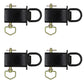 4 Removable Stake Pocket D-Rings for Flatbed & Utility Trailers with Pockets