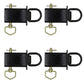 Set of Four Stake Pocket D-Rings PK-SPTD Secures Cargo by Adding Tie-Down Points