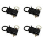 4 Removable Stake Pocket D-Rings for Flatbed & Utility Trailers with Pockets