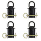 Set of Four Stake Pocket D-Rings PK-SPTD Secures Cargo by Adding Tie-Down Points