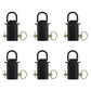 Six New Removable Stake Pocket D-Rings for Flatbed & Utility Trailers w/ Pockets