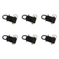 (6) D-Ring Stake Pockets Removable for Trailer Tie Down Transport Anchor Point