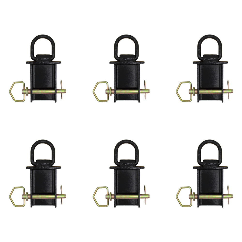 Six Stake Pocket D-Rings PK-SPTD Adds Fast Easy Tie-Down Points & Secures Cargo