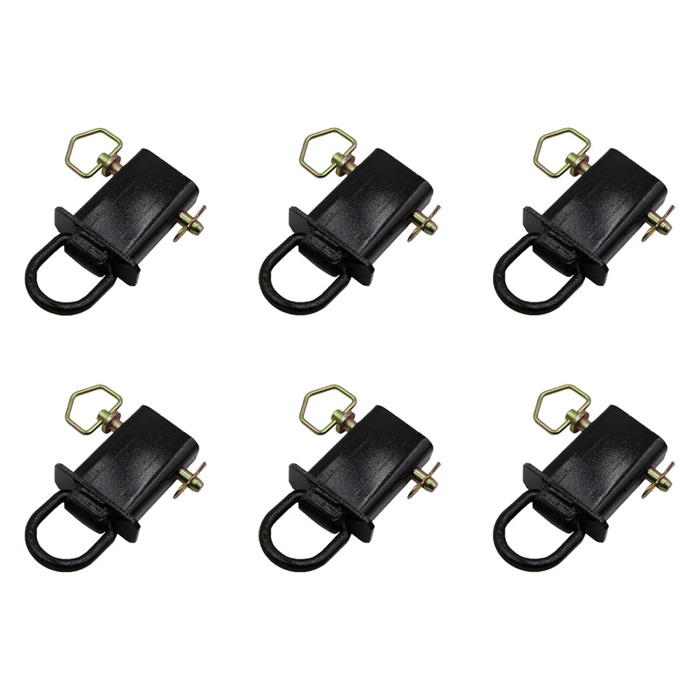 Six Stake Pocket D-Rings PK-SPTD Adds Fast Easy Tie-Down Points & Secures Cargo