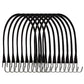 10 PACK 21" Heavy Duty Tarp Straps Tie Down Bungee Cords S-Hook Boat Covers