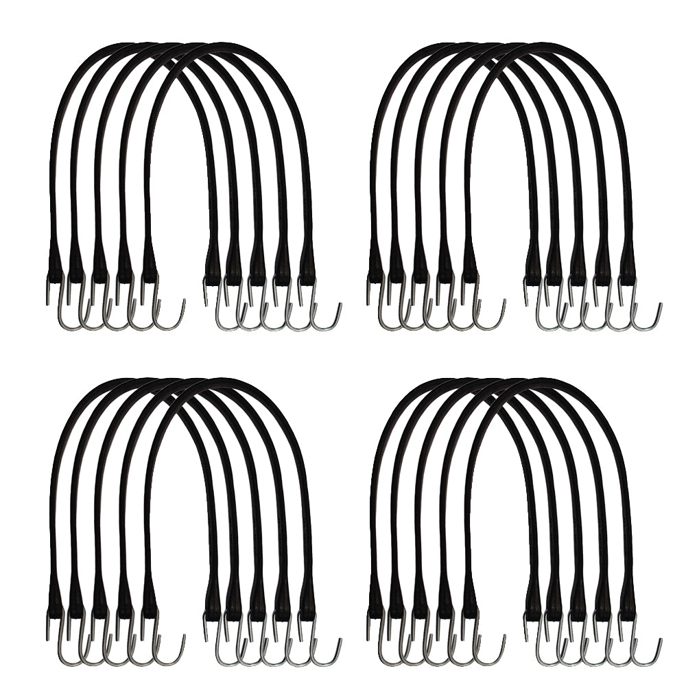 20 Heavy Duty Tarp Tie Down 21" Bungee Straps for Cargo Truck Trailer Flatbeds