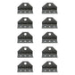 Set/10 Galvanized Swivel Top Boat Trailer Top Angle Brackets for Bunk Boards